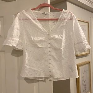 Madewell White Blouse